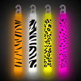 Assorted Animal Print 6" Glow Sticks
